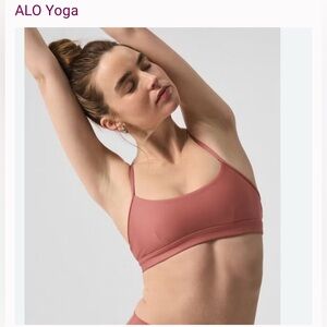 ALO Yoga Terracotta Airlift Intrigue Sports Bra- NEVER WORN
